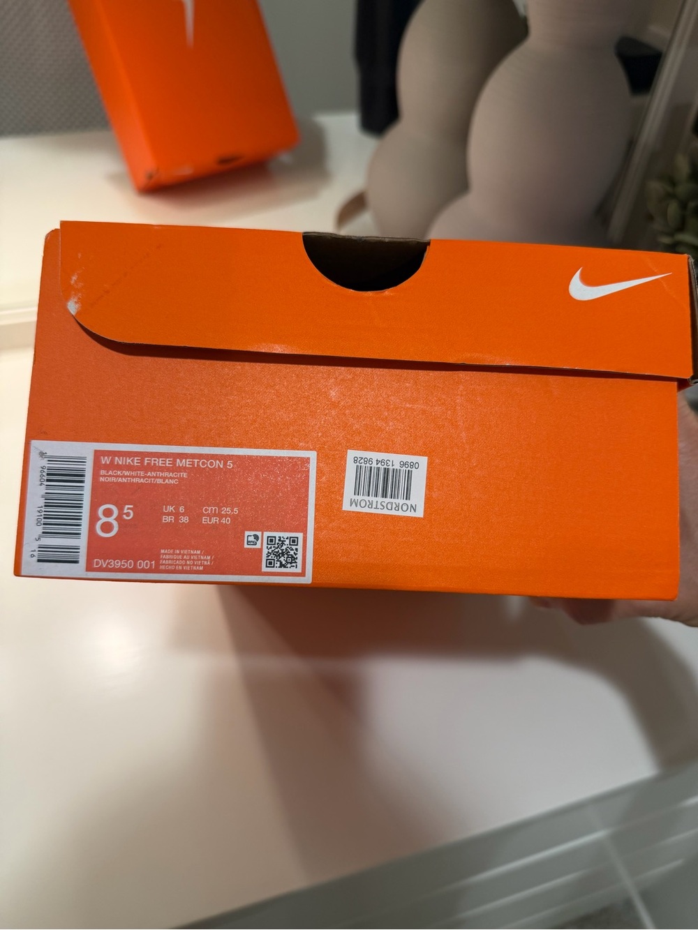 NIB | Nike Free MetCon 5 | Black & White Anthracite | Size: 8.5 - Picture 6 of 7